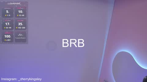 Cherrykingsley online show from February 25, 6:55 pm