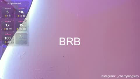 Cherrykingsley online show from March 6, 7:47 am