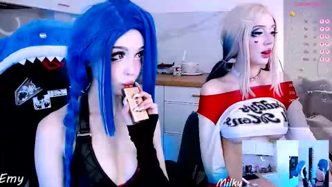 Emy and MilkyCute today    MY TG CHANNEL online show from September 28, 7:23 pm