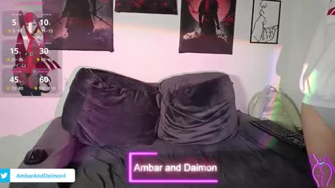 AMBAR AND DAIMON online show from September 9, 10:48 am
