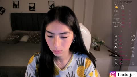 Snapshot of beck__jones chatting on February 18, 9:09 pm Marzhie online show from February 18, 9:09 pm