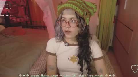   Im Nym  Justa nymph on twitter and IG online show from July 10, 11:31 pm