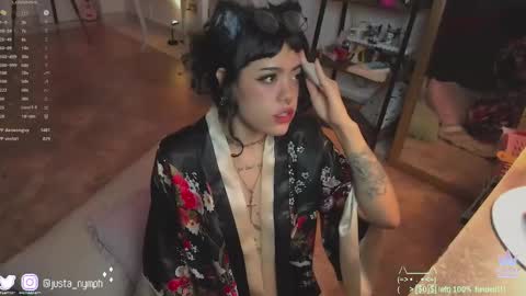   Im Nym  Justa nymph on twitter and IG online show from January 31, 5:51 am