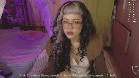   Im Nym  Justa nymph on twitter and IG online show from July 6, 12:07 am