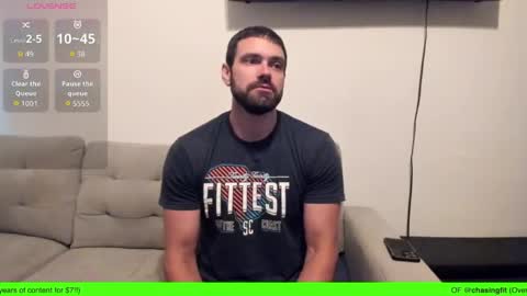 Onlyfans chasingfit Instagram the arguer Twitter chasingfitOF online show from April 10, 9:30 pm