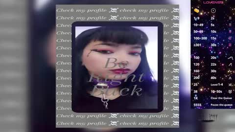 Snapshot of darkling_b chatting on March 10, 2:50 am Camila online show from March 10, 2:50 am