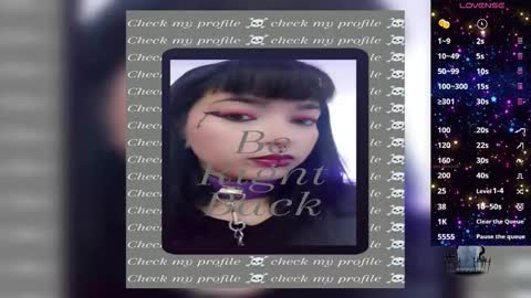 Snapshot of darkling_b chatting on March 12, 2:20 am Camila online show from March 12, 2:20 am