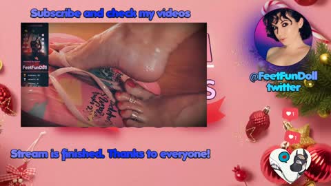 Lisa Dove aka FeetFunDoll online show from January 26, 4:41 am