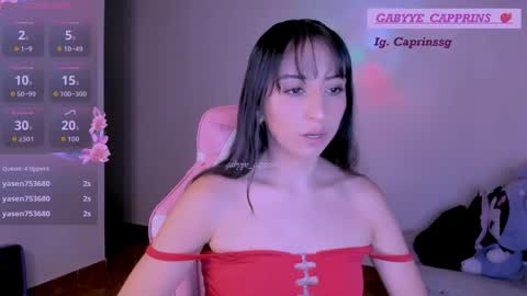 gabyye capprins online show from April 24, 1:40 am