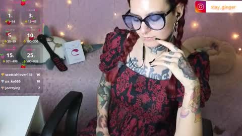 Snapshot of ginger_stay chatting on February 4, 4:29 pm Ginger online show from February 4, 4:29 pm