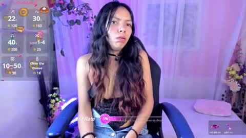 Snapshot of goddessjulieta chatting on February 23, 5:23 am Julieta online show from February 23, 5:23 am