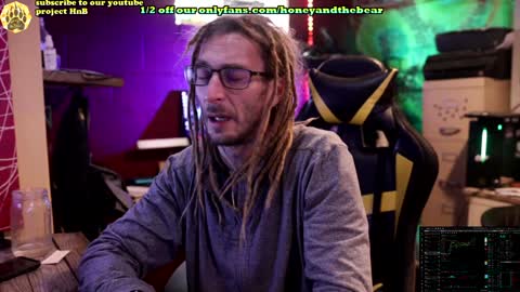 Honey and Bear online show from February 3, 3:59 pm