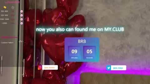 your kitty JANE roawww online show from February 19, 8:22 am