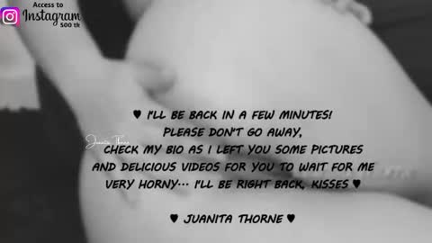  JUANITA THORNE 2 online show from November 12, 12:46 am