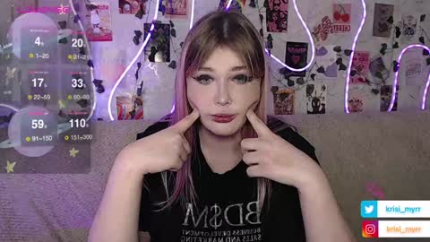 Snapshot of krisi_myrr chatting on December 22, 9:31 pm Kristina3 online show from December 22, 9:31 pm