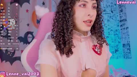 Snapshot of lenneval chatting on October 9, 2:17 am Val online show from October 9, 2:17 am