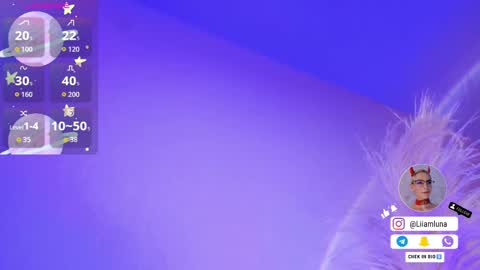 Liiam Luna online show from September 19, 9:24 am