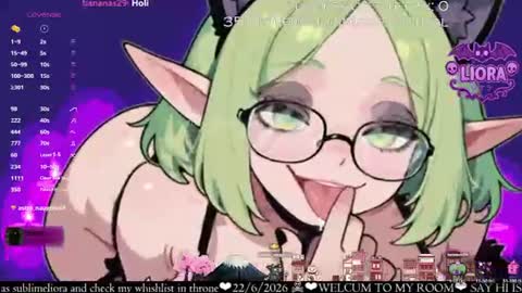 im Liora uwu   online show from June 23, 3:36 am