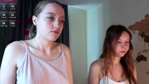 Hello our names are Kate and Alice this is our first day here. online show from June 17, 1:10 am