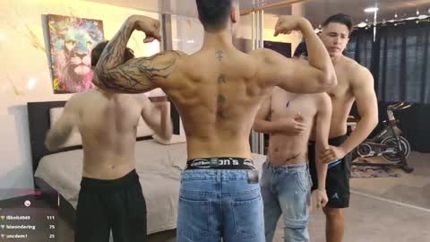 Team Cris Darwin- Fernando- Stiven- David online show from April 27, 1:52 pm