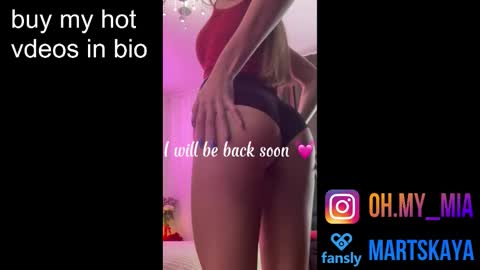 Mia Martskaya online show from January 14, 8:22 am