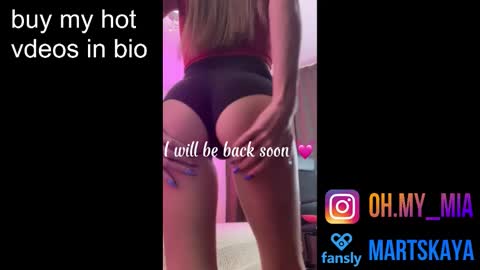 Mia Martskaya online show from September 9, 7:25 pm