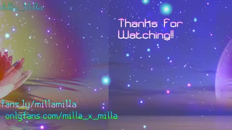 Snapshot of milla_milla chatting on January 24, 6:14 am milla_milla online show from January 24, 6:14 am