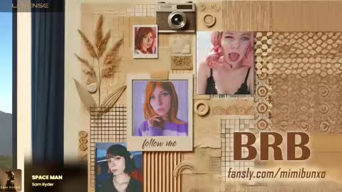 Snapshot of mimibunxo chatting on February 16, 8:32 am Mimi Bunny  online show from February 16, 8:32 am