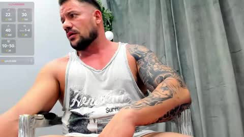 Snapshot of musclemonster31 chatting on February 12, 12:12 pm MuscleMonster31 online show from February 12, 12:12 pm