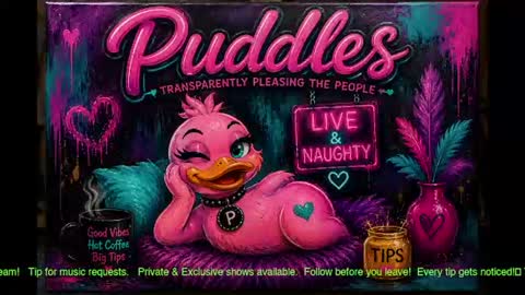 Puddles online show from July 25, 11:57 pm