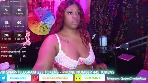 Queen Cherise Roze online show from September 19, 4:00 pm