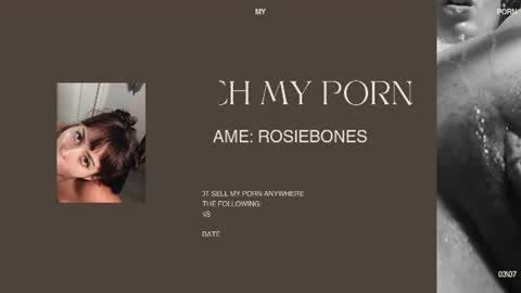 Rosie Bones online show from July 13, 10:02 pm