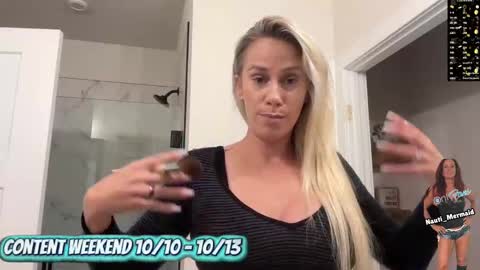 Snapshot of sadierw chatting on October 7, 12:50 am SadieRW online show from October 7, 12:50 am