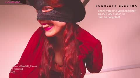 SCARLETT ELECTRA  -  online show from October 10, 3:40 pm
