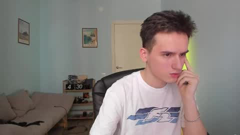 Thomas brunette and Alex blond online show from March 2, 7:10 am