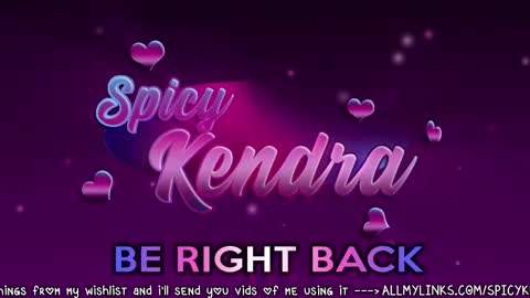 Kendra online show from April 30, 7:02 am