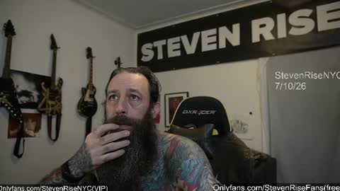 StevenRiseNYC online show from July 10, 12:21 pm