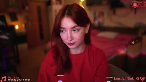Snapshot of suk_ki chatting on February 12, 4:12 am Lika ginger Jessy blond online show from February 12, 4:12 am