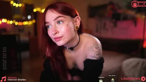 Snapshot of suk_ki chatting on March 3, 8:00 pm Lika ginger Jessy blond online show from March 3, 8:00 pm
