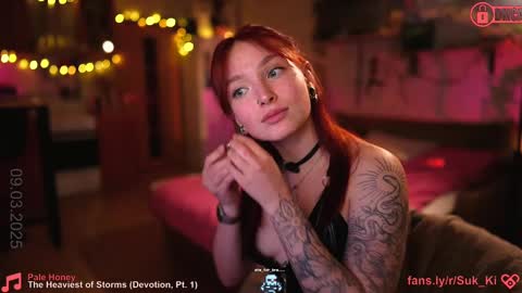 Snapshot of suk_ki chatting on March 10, 2:50 am Lika ginger Jessy blond online show from March 10, 2:50 am