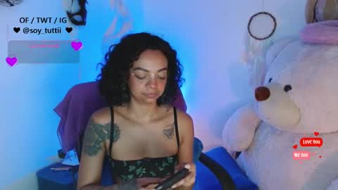 Snapshot of sweet_bluee chatting on January 16, 3:34 am Tutti online show from January 16, 3:34 am