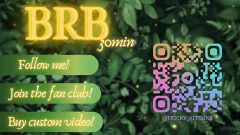 trickykitsune online show from September 13, 10:39 am