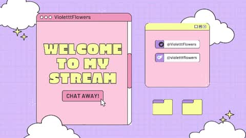 Violet Flowers online show from June 22, 12:50 am